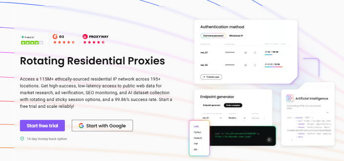 5. Decodo ( ex SmartProxy) Decodo residential proxy