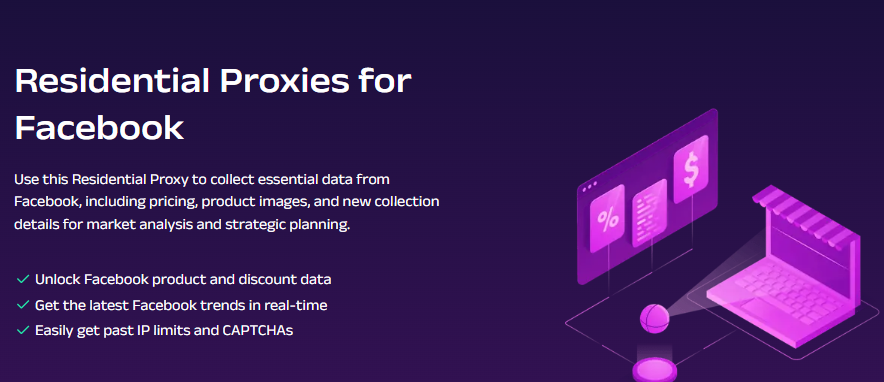 Residential Proxies for Facebook Residential Proxies for Facebook
