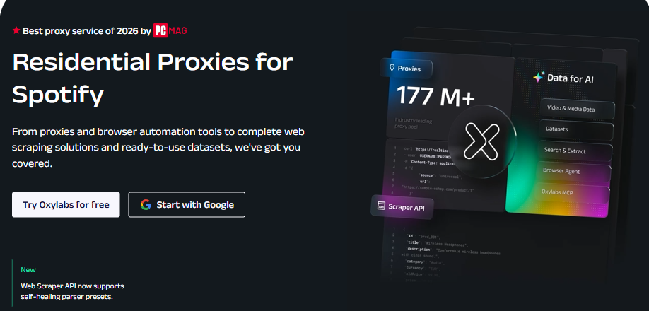 Residential Proxies for Spotify oxylabs Residential Proxies for Spotify oxylabs