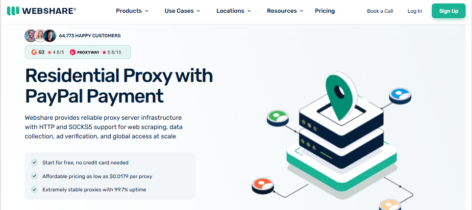 Residential Proxy with PayPal Payment Webshare Residential Proxy with PayPal Payment Webshare