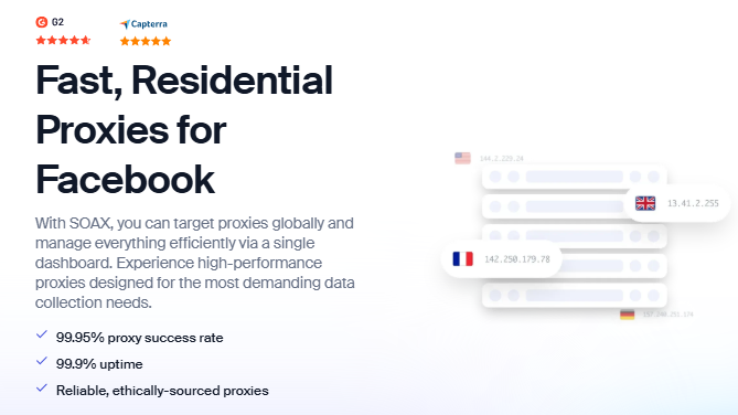 Soax Residential Proxies for Facebook Soax Residential Proxies for Facebook