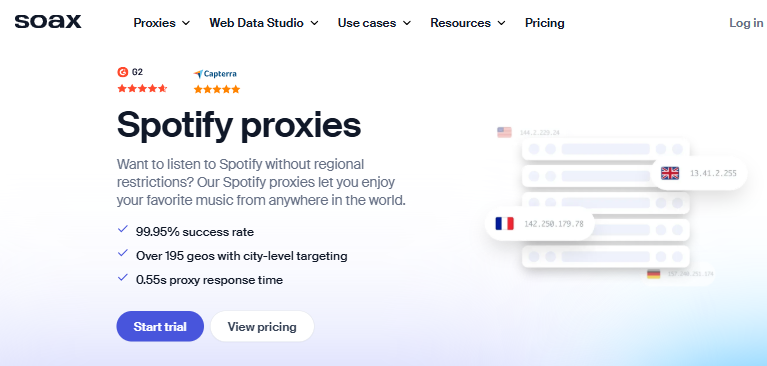 Spotify proxies Spotify proxies