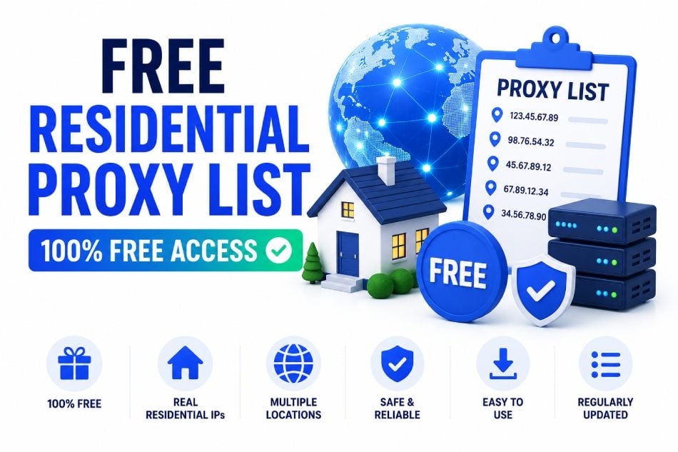 Free Residential Proxy List 2026