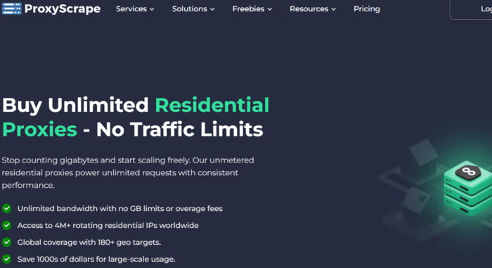 ProxyScrape- unlimited Residential Proxy ProxyScrape unlimited Residential Proxy