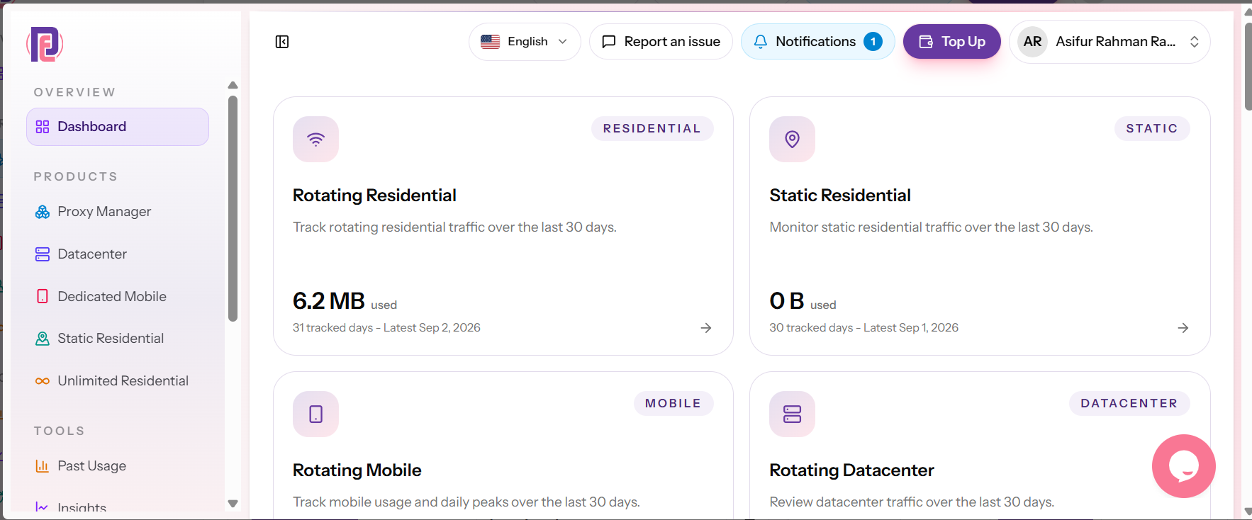 ProxyEmpire Residential Proxy Features
