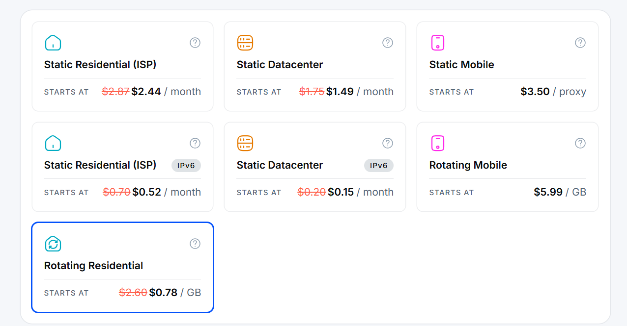 cheap proxy service